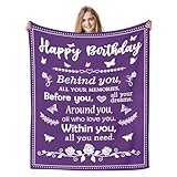 Picture of COMFAR Happy Birthday Gifts - Unique Women's Decorations for Her 40"x 50"