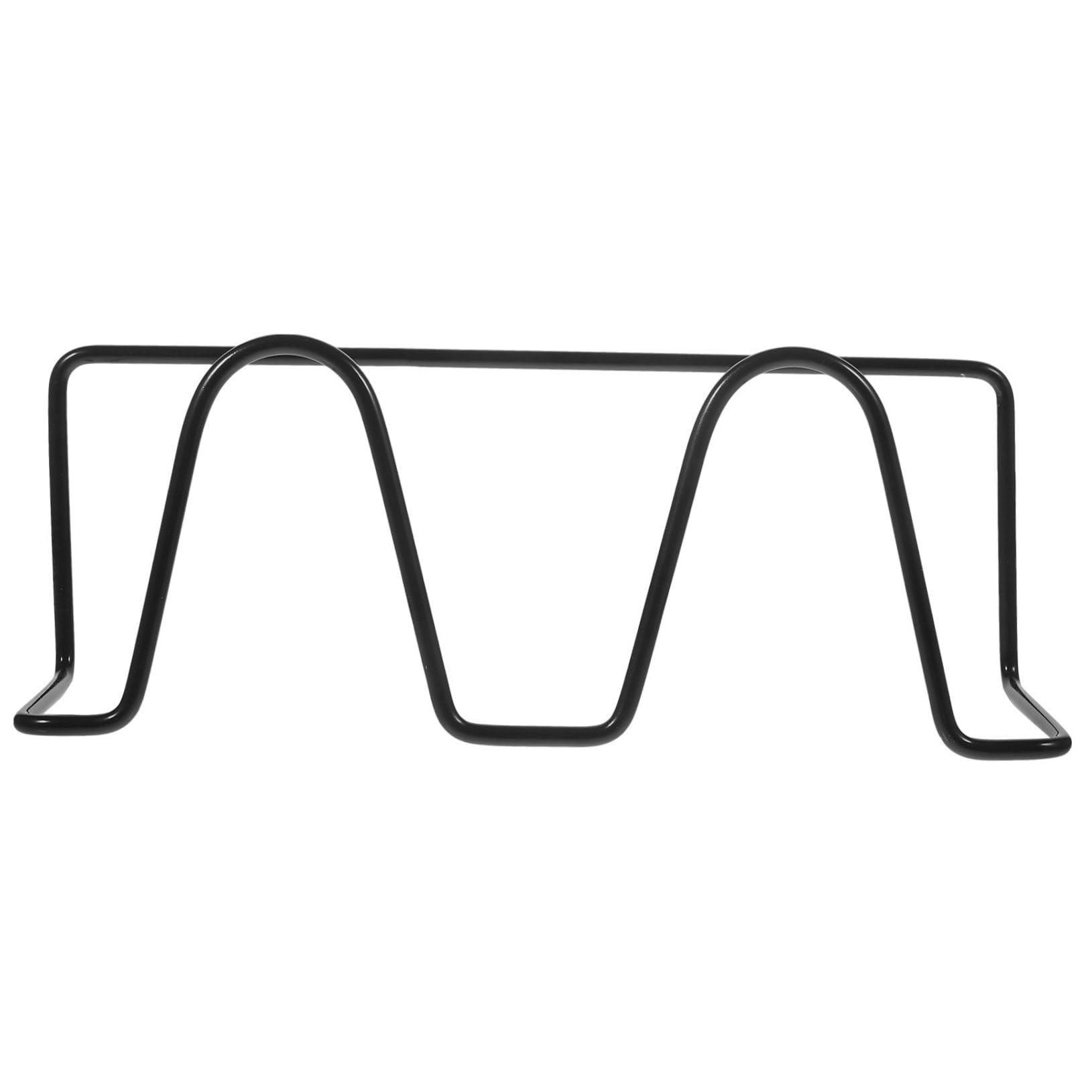 HOLIDYOYO Shelf Shoe Rack Organizer Washroom Slipper Holder Wall Mounted Bathroom Holders Shoe Drying Rack Shoe Shelves for Wall Shoe Storage Wall Mounted Shoes Hanging Small Iron Black