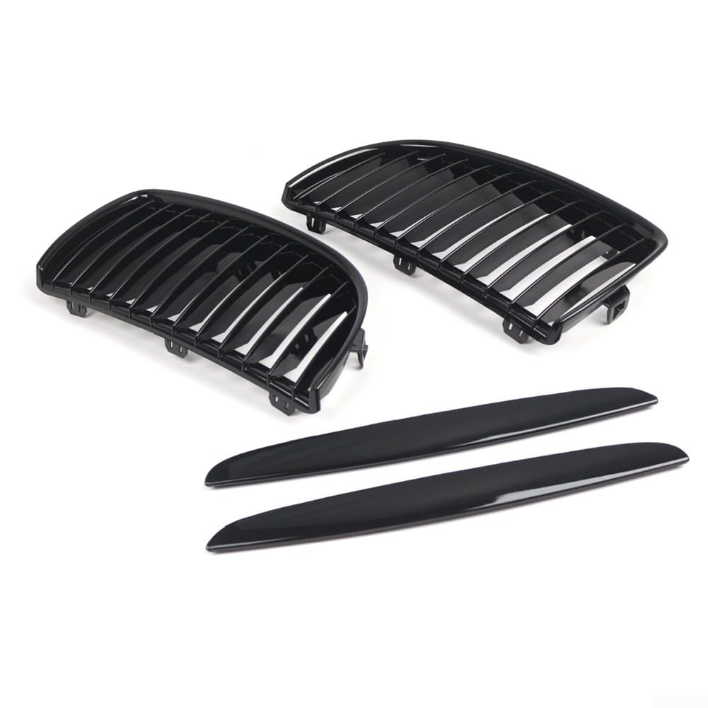 Rejilla frontal negra para sustituir parrilla rota en E90 E91 2005-2008 con ajuste OEM