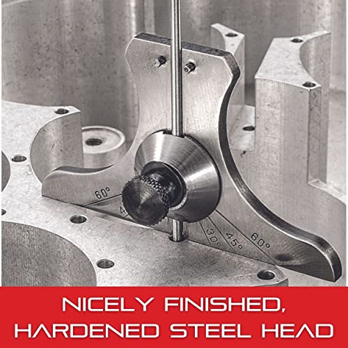 Starrett Rule Depth Gage With Nicely Finished, Hardened Steel Head And An Accurate, Machine Divided, Tempered Steel Rule - 0-6" Range, 32Nds, 64Ths Graduations - 237 #TOP3
