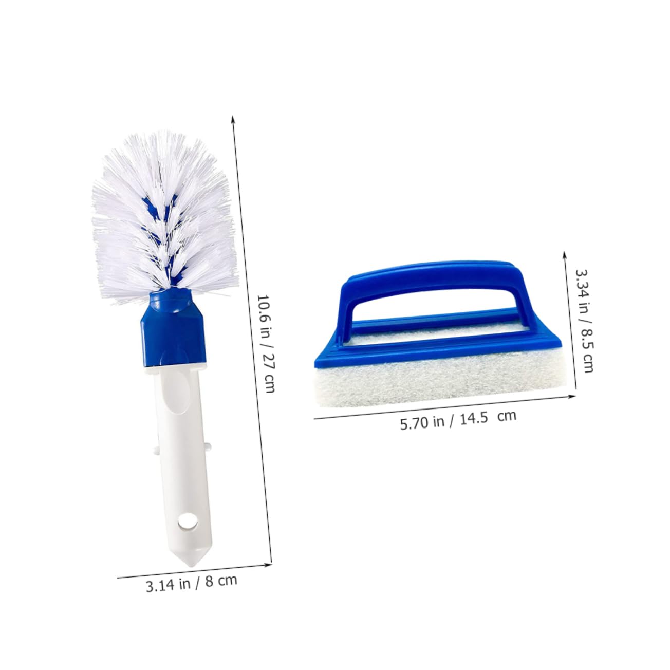 SUPVOX 2piezas Cepillo De Limpieza para Piscina De Herramienta Práctica para Eliminar Manchas y Cepillo De Esponja para Mantener Piscina