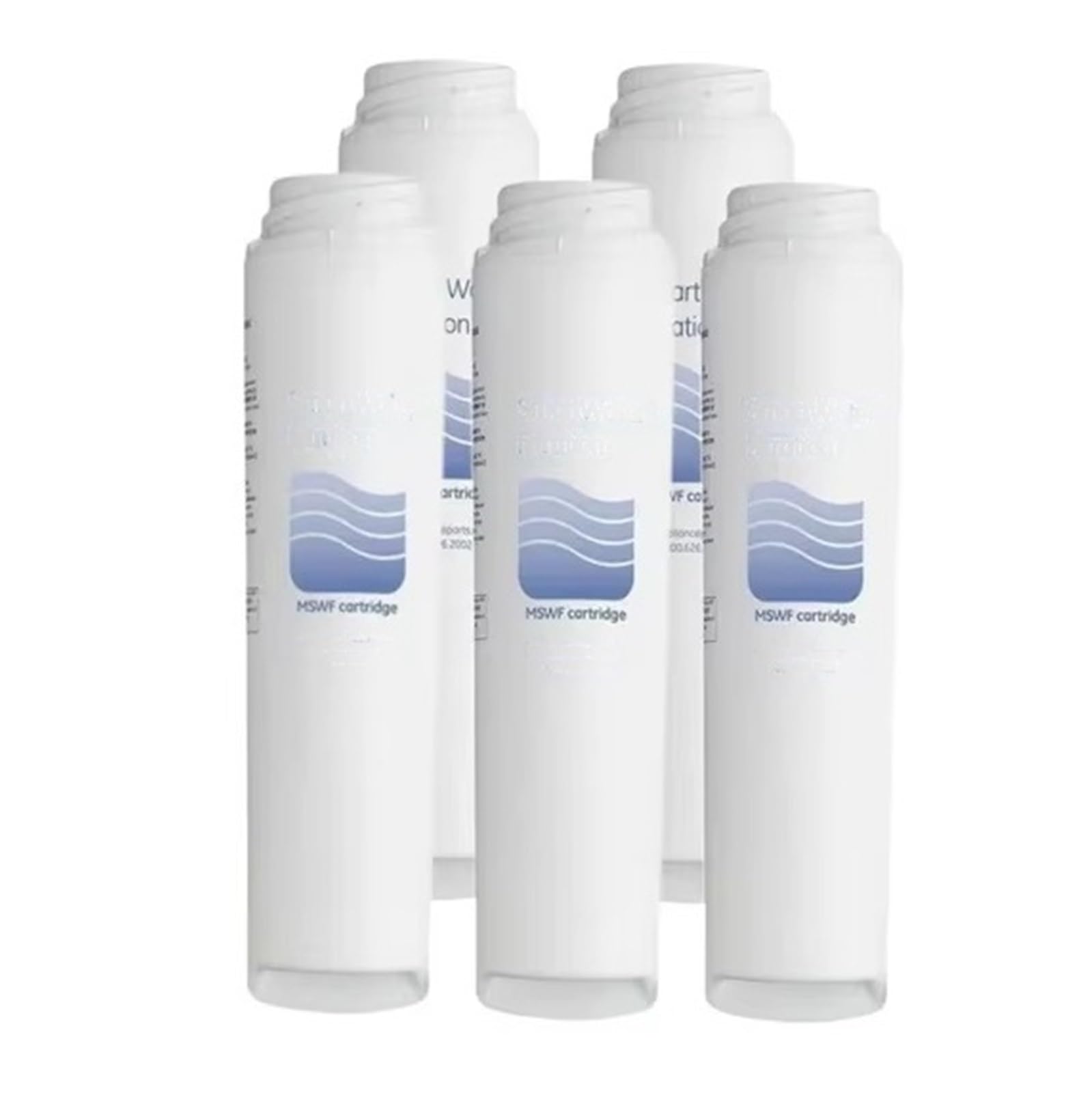 Filtro dell'Acqua for Frigorifero di Ricambio, Compatibile con GE WR02X12345 WR02X12801 RWF1062 MSWFD WR02X12801 101821-B 238C2334P003 AP3997949(5Pcs)