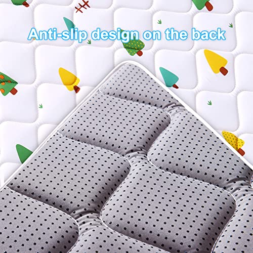 Vividvibebearpas WB-09 Premium Foam Baby Play Mat 50 Inch X 50", Thick One-Piece Crawling, Odorless Floor Mat, Non-Slip Cushioned Baby Playmat For Infants,Babies,Toddlers. Machine Washable thumb #6