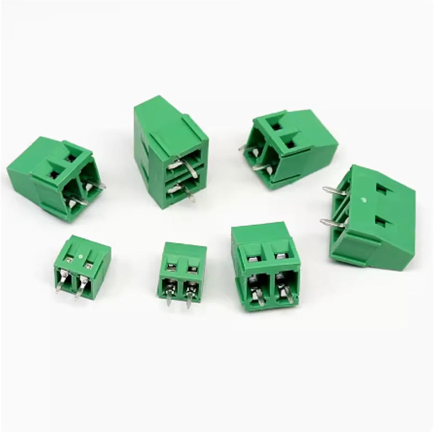 60pcs KF128 2.54mm PCB Screw Terminal Blocks Connector 2P 3P 4P 5P 6P 7P 8P 9P 10P 12P(3P)