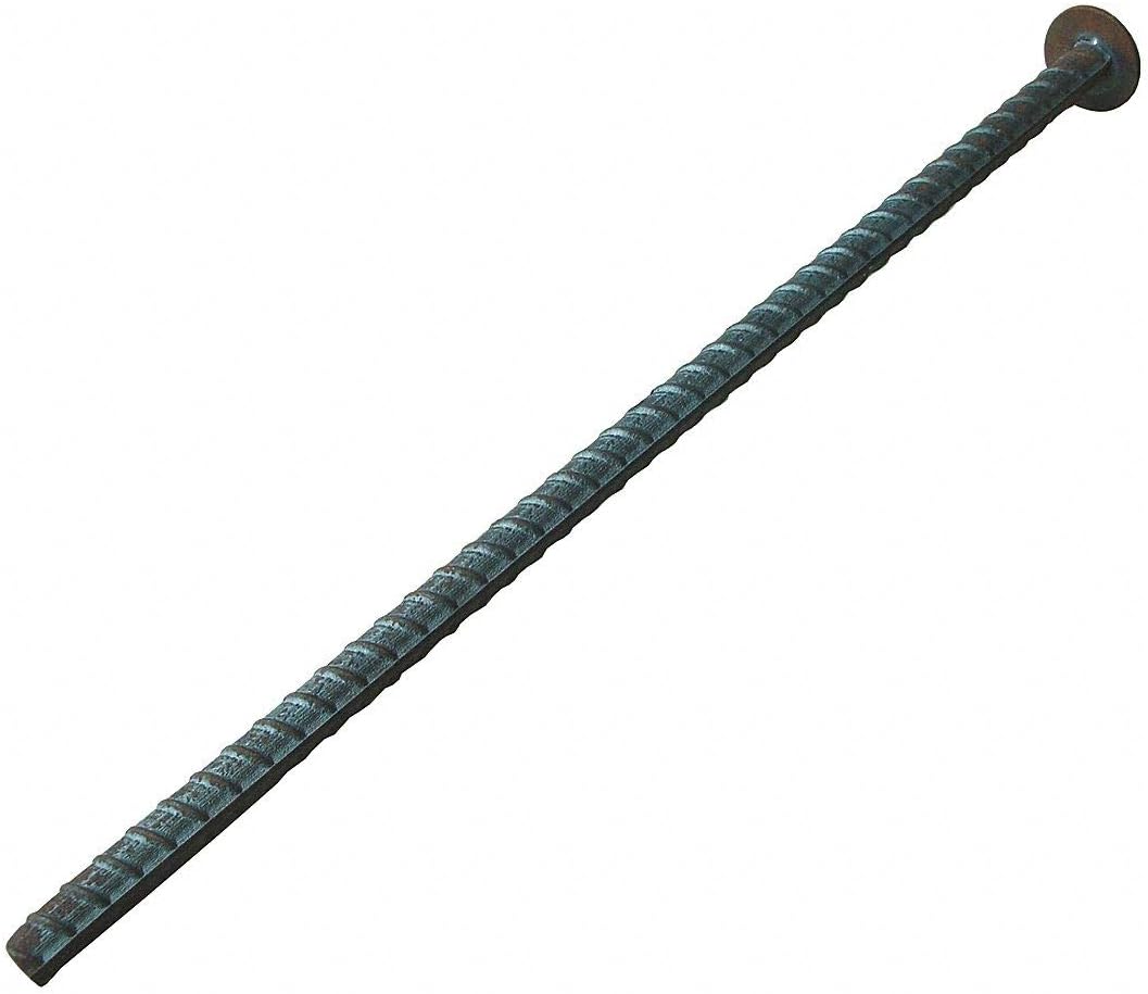 Rebar Spikes, 14in.L x 1-1/4in.W x 1-1/4in.H, Steel