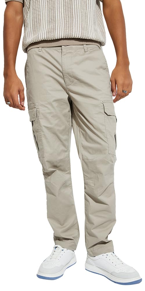 Men's Relaxed Fit Low Rise Cargo Pant-image-30