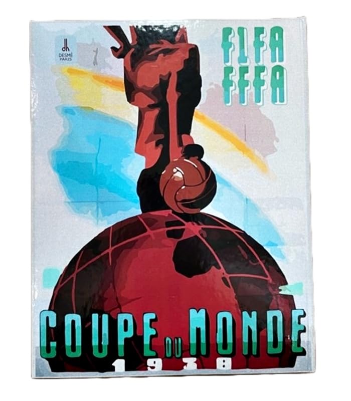 Álbum de Figurinhas da Copa do Mundo de 1938 na França - Linha Premium - Capa Dura - Alolla