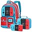 Red Blue-backpack Set