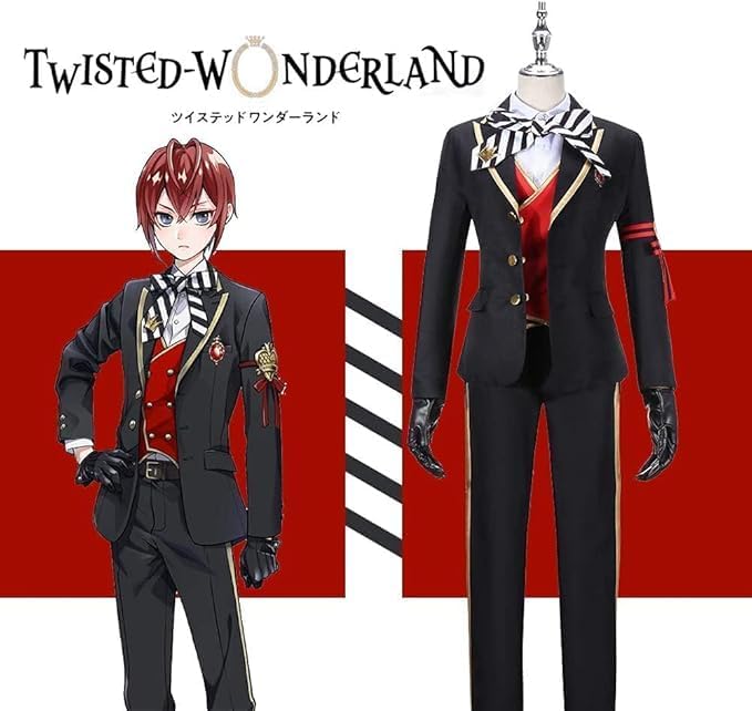 リドル・ローズハート ツイステッドワンダーランド ツイステ cos服 M ツイステッドワンダーランド ツイステ ハーツラビュル寮寮服
