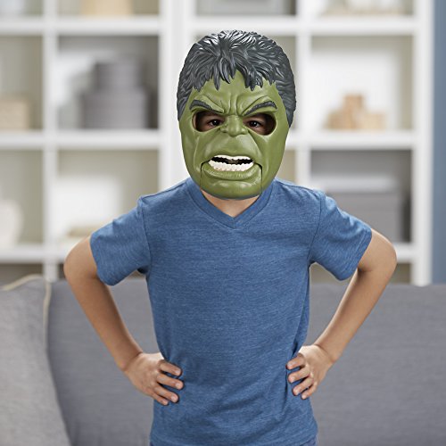 Avengers Máscara Marvel Thor Ragnarok Hulk com Expressão Verde
