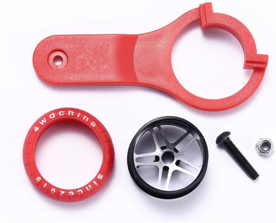 One-Handed Control Adaptor Transmitter Steering Wheel for RC Car TQI Remote Controller TRX4 TRX6 Slash Summit,2
