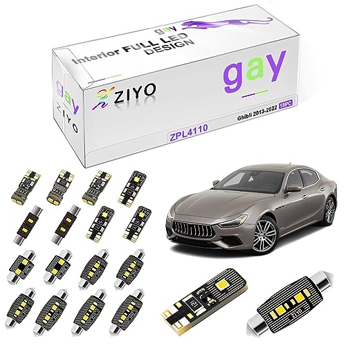 Kit 18 Bombillas LED para Interior de Vehículo ZIYO ZPL4110 miniatura 1