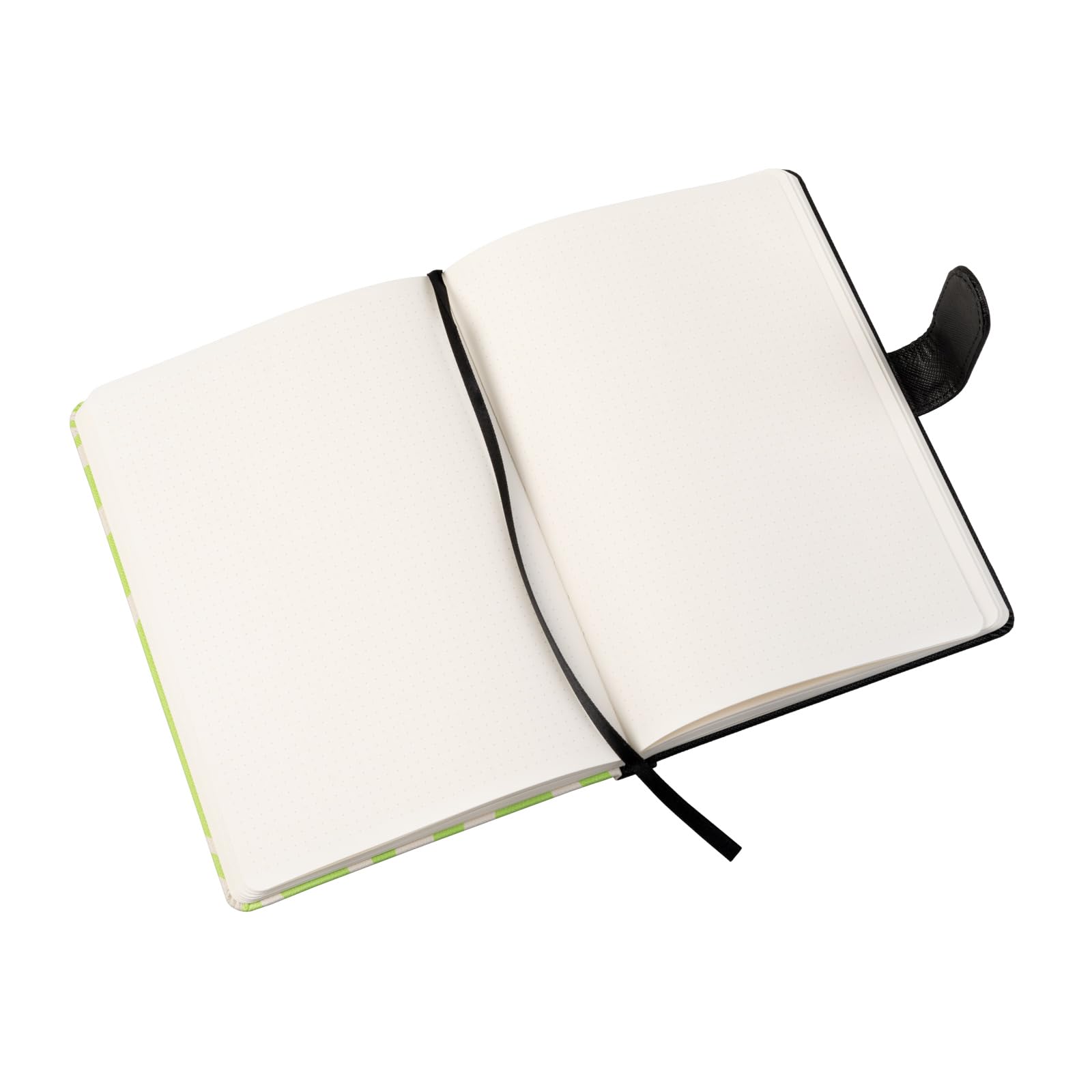 Kokonote Notebook A5 - Luxe Neon Tracks - Faux Leather Notebook A5, Dotted Notebook, Journal Notebook, A5 Sketchbook, A5 Notebook Hardback/University Stationery, Cute Stationery