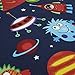 Set de Fundas Infantiles para edredón - Reversible - Estampado del Espacio...