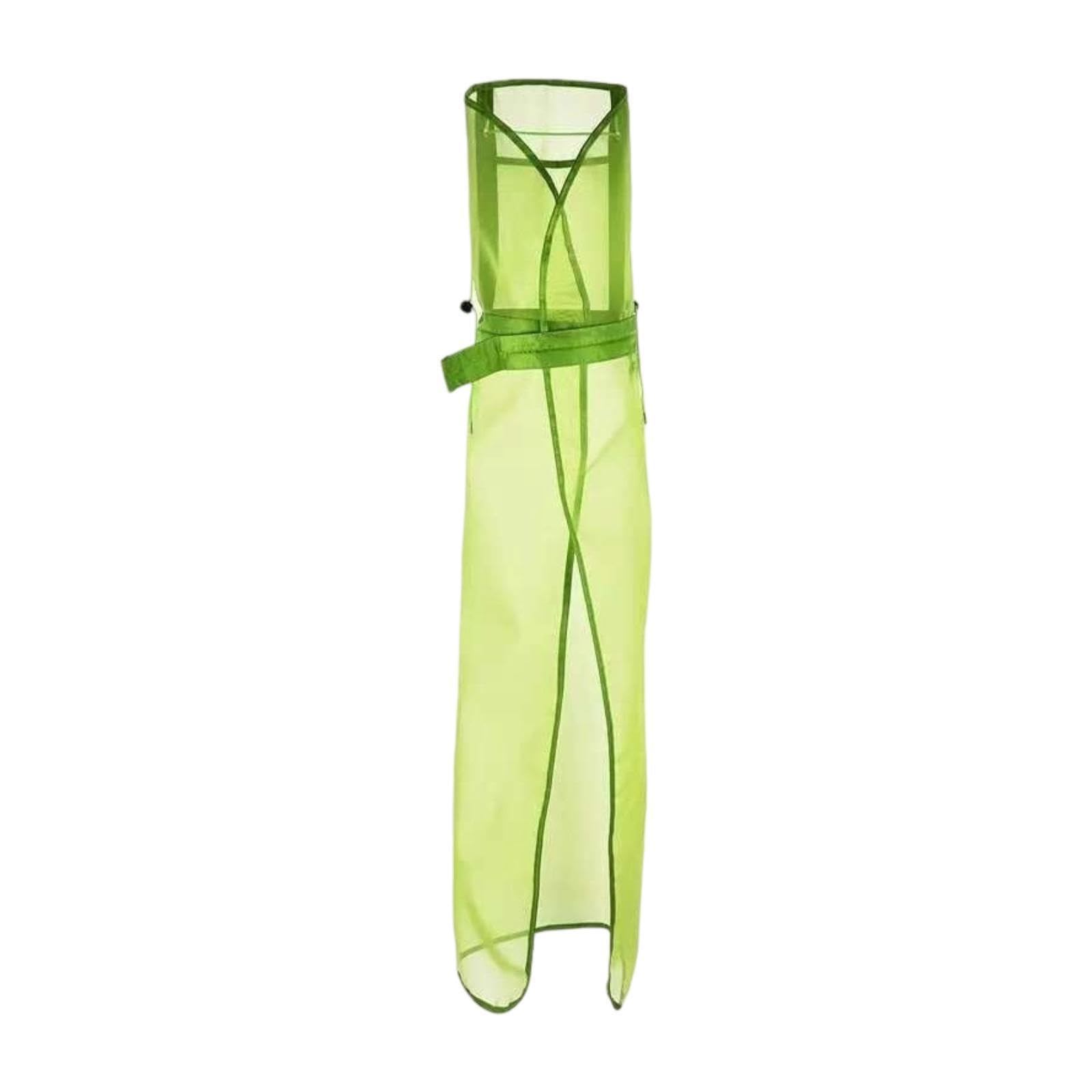 MagiDeal Grembiule Da Giardinaggio in Tessuto a Rete, Traspirante, 124 Cm Grembiule per Decespugliatore Con Custodia, Grembiule Da Lavoro per Protegge Efficacemente Da Erba Tagliata E Detriti, Verde