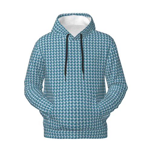 Sweat à capuche homme pull léger noir XL avec motif libellule imprimée