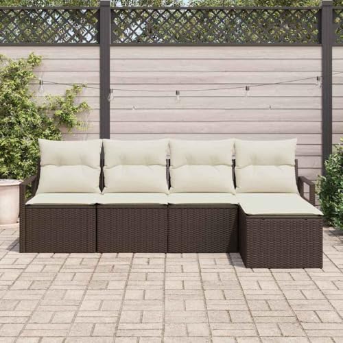 Ensemble de canapés 5 pcs Solivagant pour aménager facilement une terrasse modulable - 4