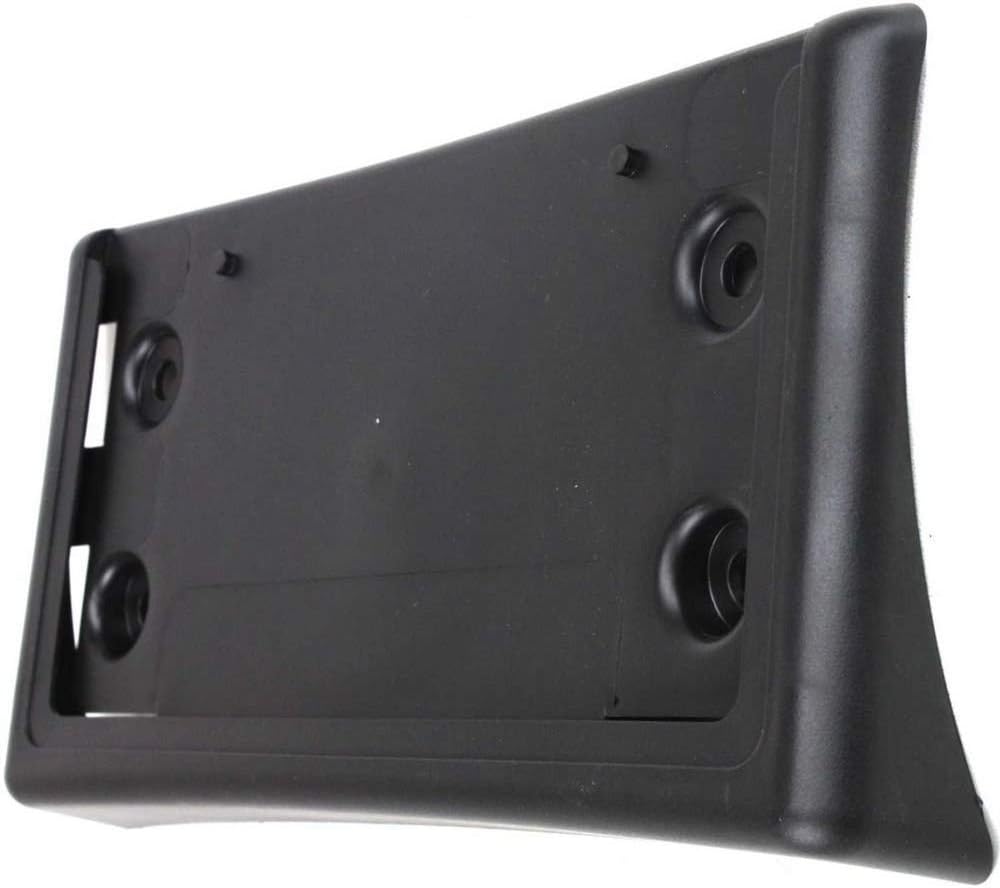 I-Match Auto Parts Front License Plate Bracket Tag Holder Black Textured Durable Plastic for 2002-2009 Chevy Trailblazer, GMC Envoy 2004-2005 XUV 2002-2004 Oldsmobile Bravada 15032014 GM1068117