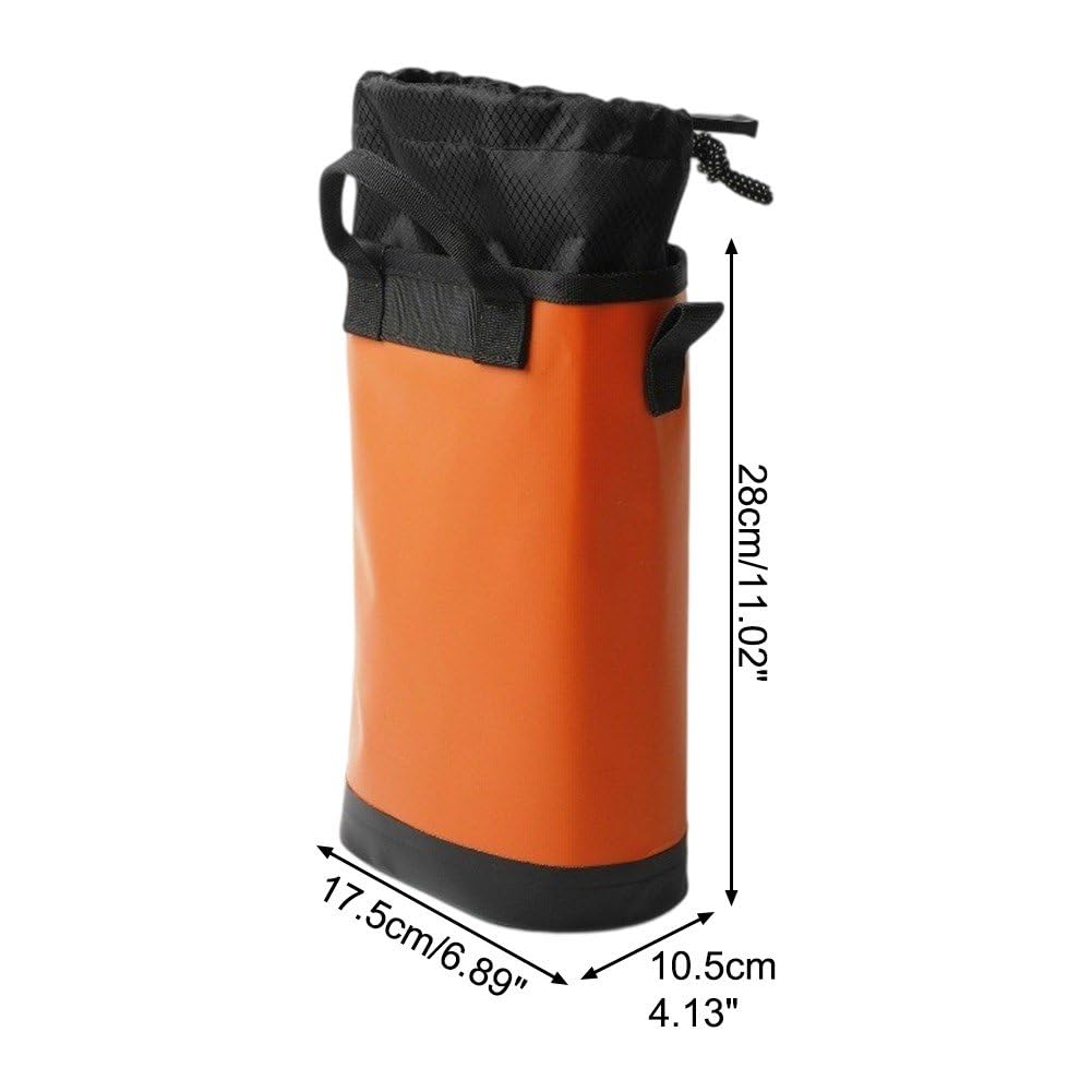 Bolsa para Cuerda De Escalada, Organizador De Equipo De Escalada, Bolsa De Almacenamiento De Cuerda con Cordón para Trabajos En Árboles, Arboricultura, Camping Y Senderismo.