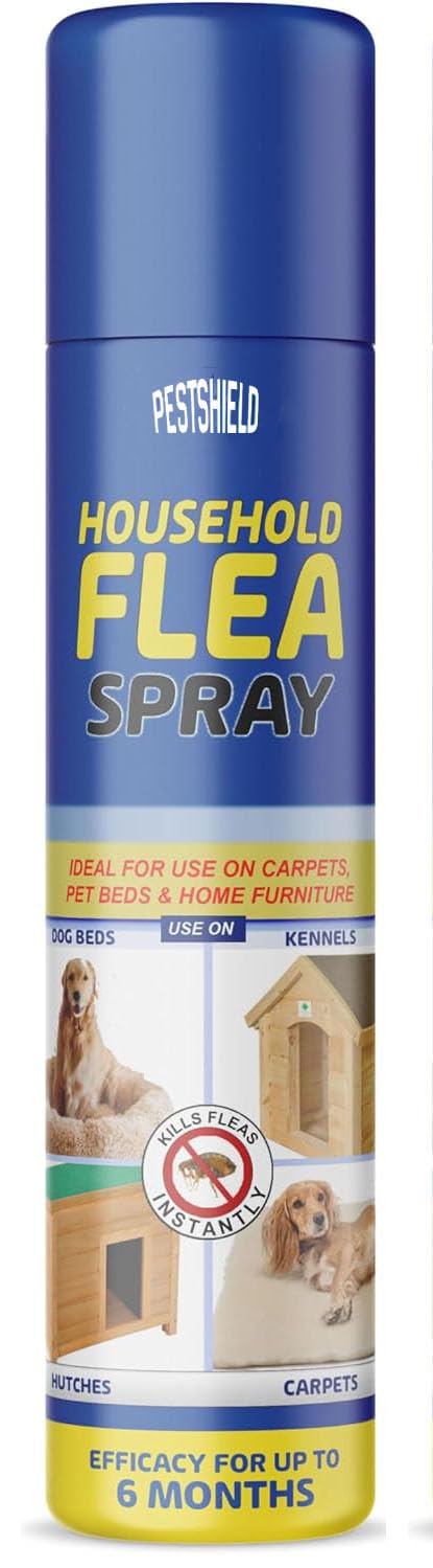 Advanced Formula Flea Killer | Flea Spray for the Home - Use on Pet Beds and Household Soft Furnishings (200ml)