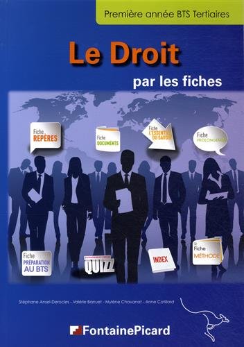 Le Droit par les fiches BTS Tertiaire 1re année
