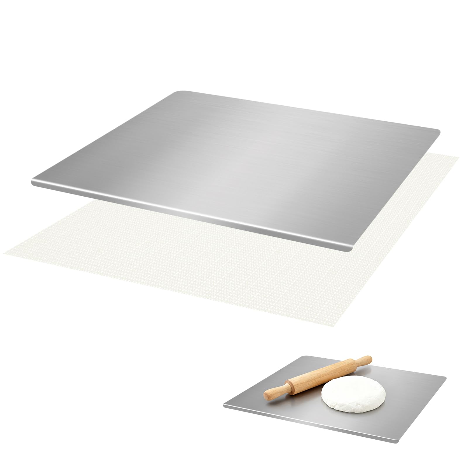 Planche a decouper en titane 40 x 29 CM pour pétrir en cuisine
