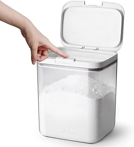 Miniatura 10 de LivLab Contenedor de harina de 11 litros1.62 cuartos de galón22.0 lbs  Contenedor de arroz para almacenamiento de alimentos para el hogar para