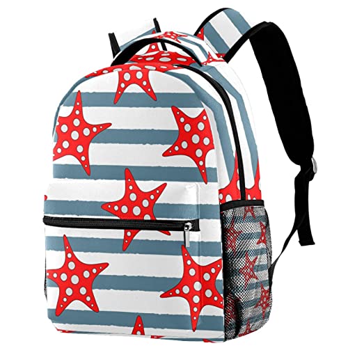 Sac à dos de voyage avec porte-bouteille et bretelles confortables motif sirène