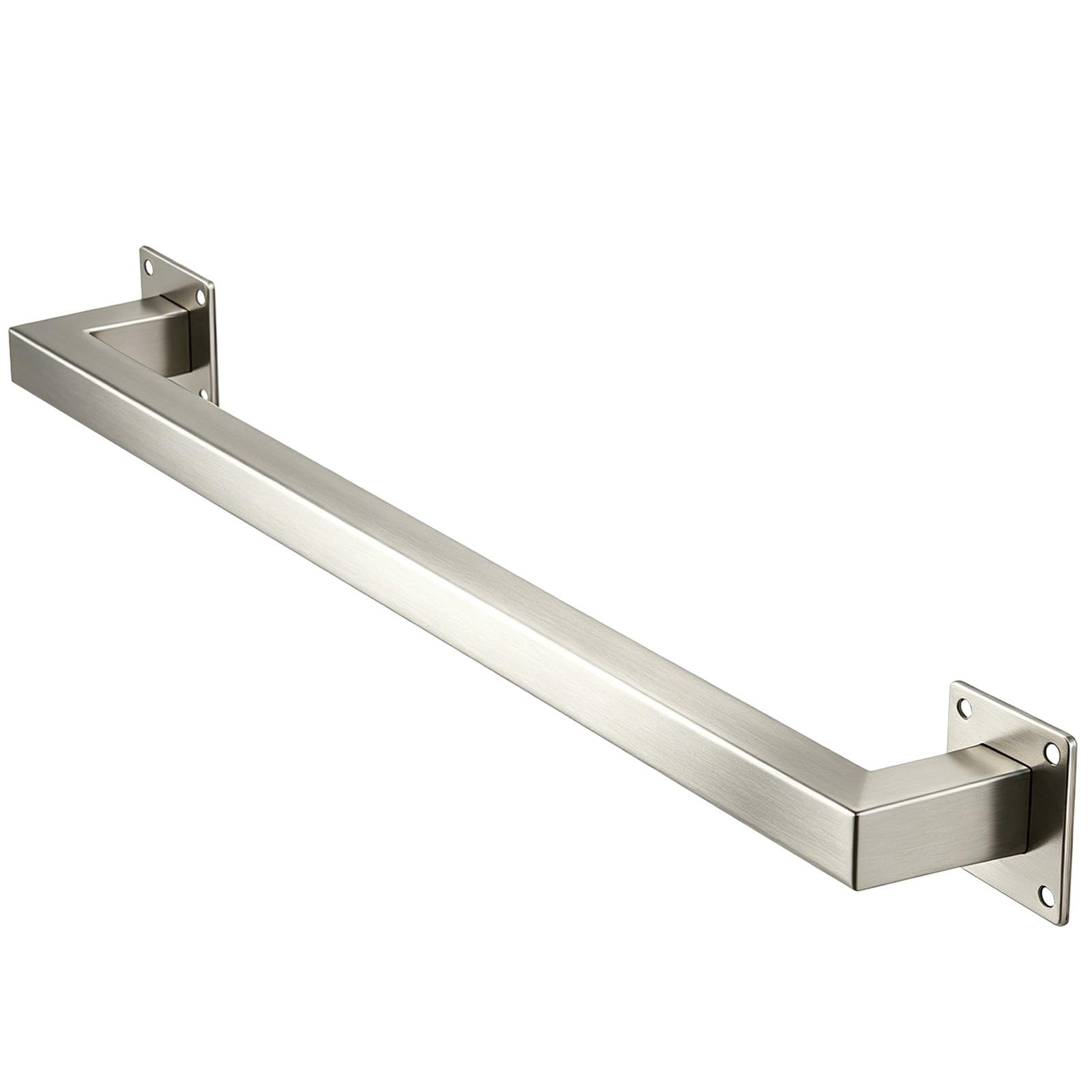 Junvstor Stainless Steel Banister Stair Handrail, Wall-Mounted Square Staircase Handrail, Stair Railing For Indoor & Outdoor Steps, Non-Slip Metal Steel Grab Bar For Stairs, Loft, Porch(11ft/330cm)