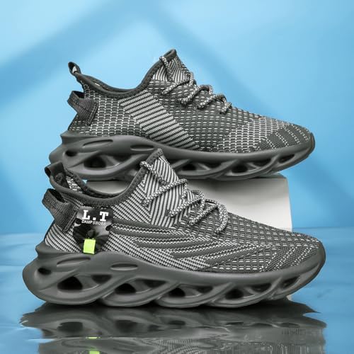 Men's Running Shoes Tennis for Men Fashion Workout Athletic Gym Mesh Lightweight Breathable Sports Casual Sneakers
