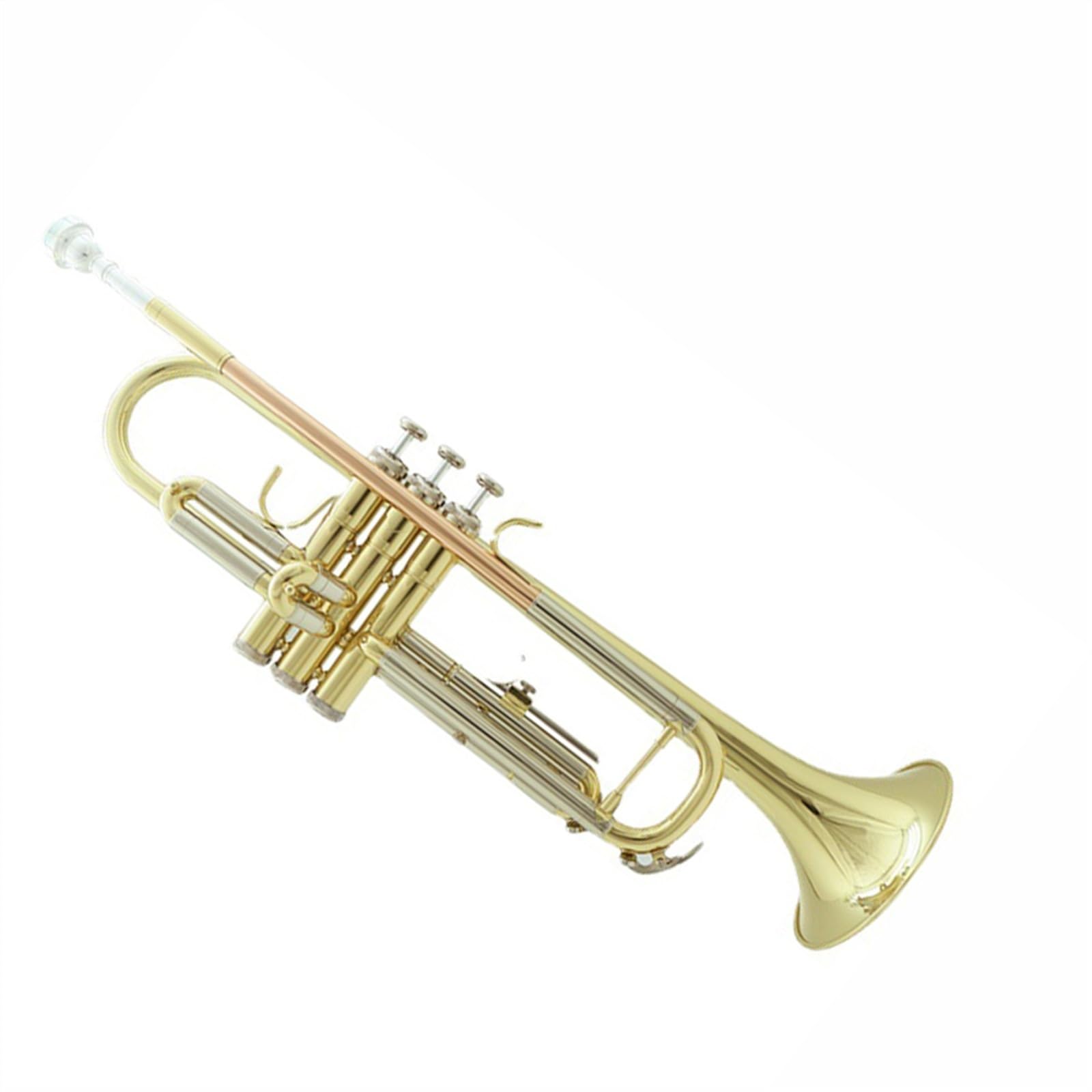 Standard Trompeten Trompeteninstrument B-Blechblaskapelle Professionelle Trompete Phosphorbronze/Weißkupfer Tragbare Trompete