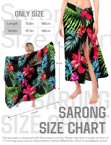 Women's Swimsuit Cover Up Sarong Long Bikini Wraps Sheer Beach Wrap Skirts3