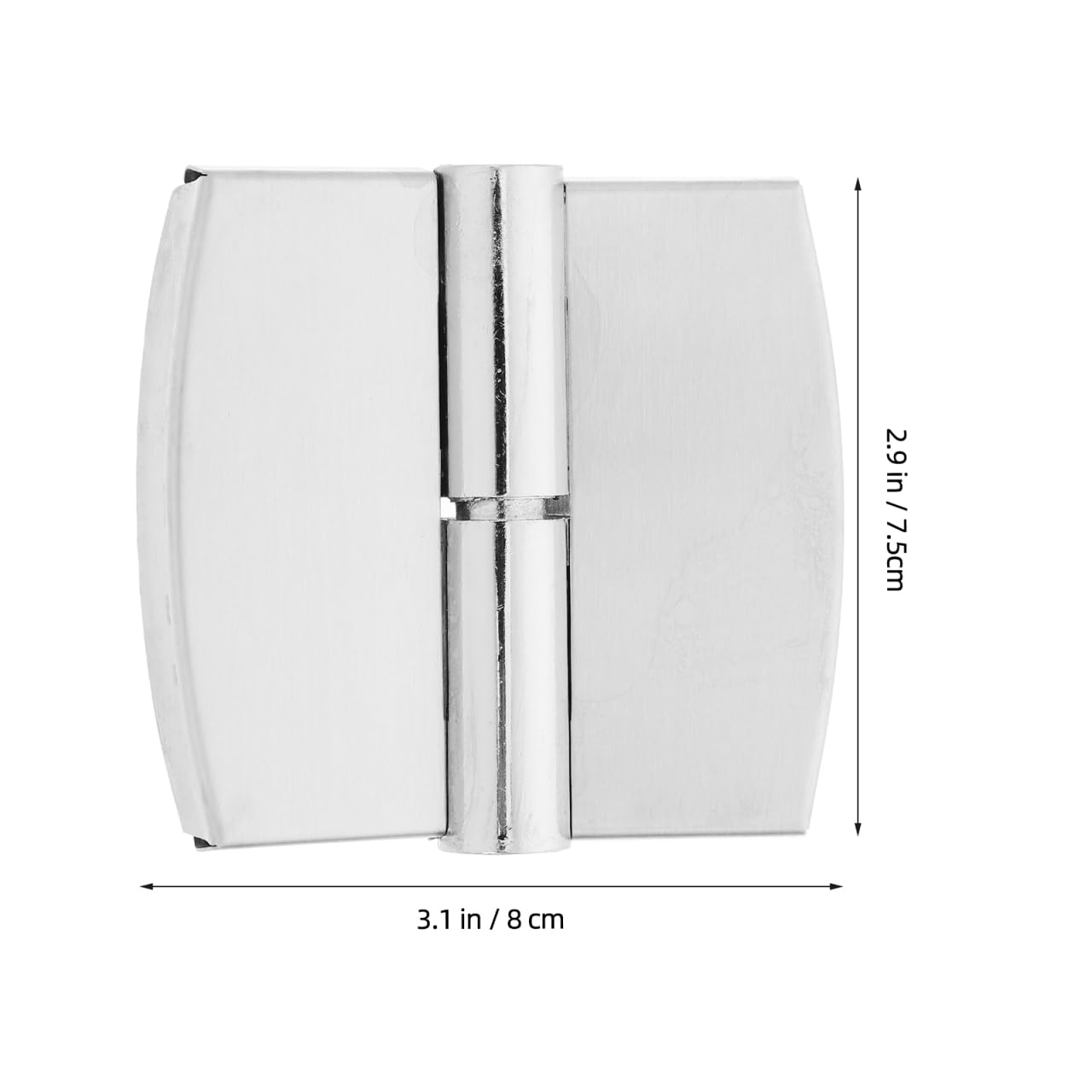 Cerniere in Acciaio Inossidabile Per Porte Di Bagni Pubblici Con Chiusura Automatica Cerniere Per Porte Divisorie Regolabili 3.15X2.95X0.59In Accessori Di Connessione Per Uso Commerciale