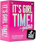 C'est l'heure des filles - Carte de nuit pour filles Game pour Bachelorette, Galentines ou Soirée Dames - 240 Doucement & Questions sassys avec des défis - Soirée amusante Game pour les adultes & Ados
