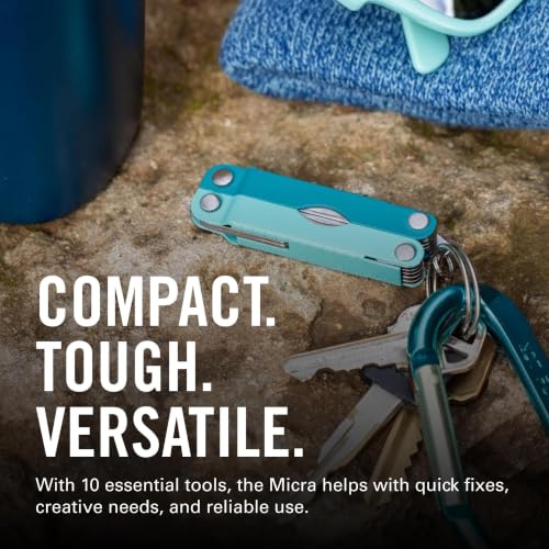 Image of LEATHERMAN Micra Keychain Multi-Tool, Grooming Tools, Mini Knife, Parakeet