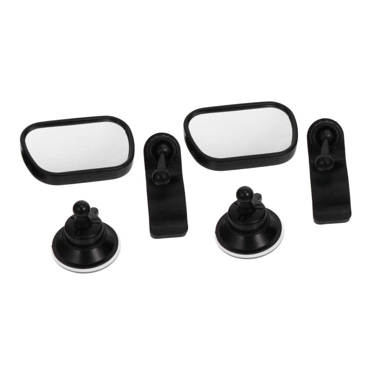 CIMAXIC 2pcs Car Mirror Baby: Wide Angle Infant Rearview Mirror with Adjustable 360° Rotation - Shatterproof and High Clarity Baby Observation for Backseat Monitoring