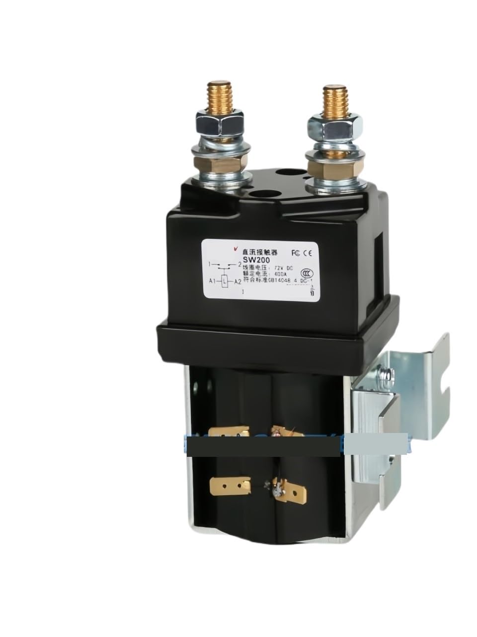 DOMOJT SW200 normally open DC contactor DC12V24V36V48V60V72V(48V)