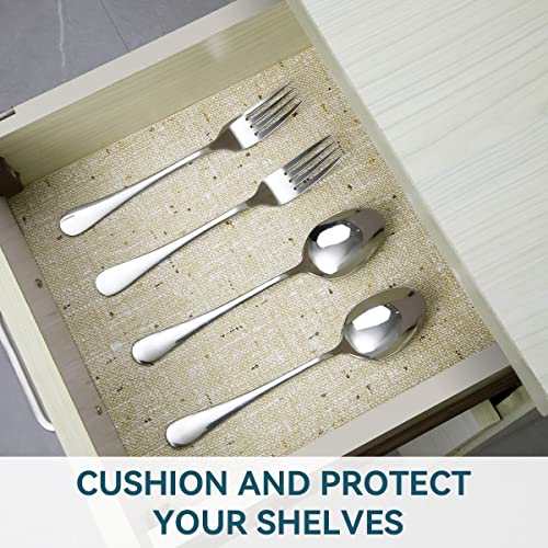 Dwellaid Shelf Liner Non Adhesive 12In X120In Kitchen Drawer Liner Pantry Liner For Shelves Cupboard Liner Kitchen Cabinet Cover Easy To Trim #TOP6