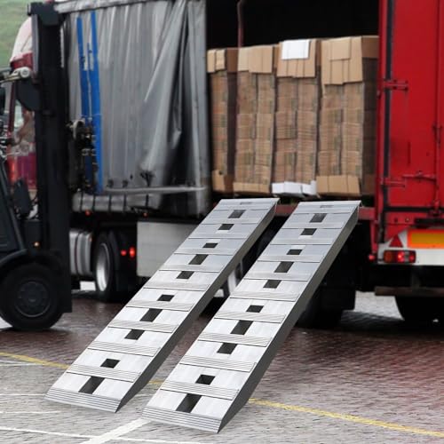 Rampas de aluminio para tráiler 60"x12" 6000 lbs 2 piezas