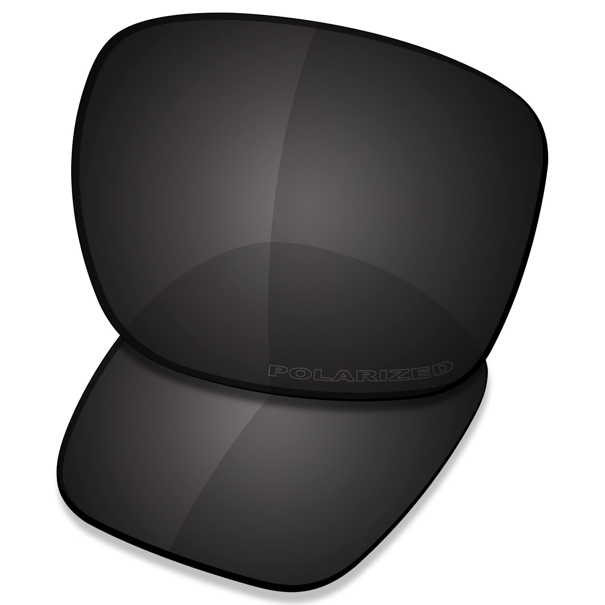 Saucer Premium Replacement Lenses for Oakley Sliver OO9262 Sunglasses High Defense - Carbon Black Polarized