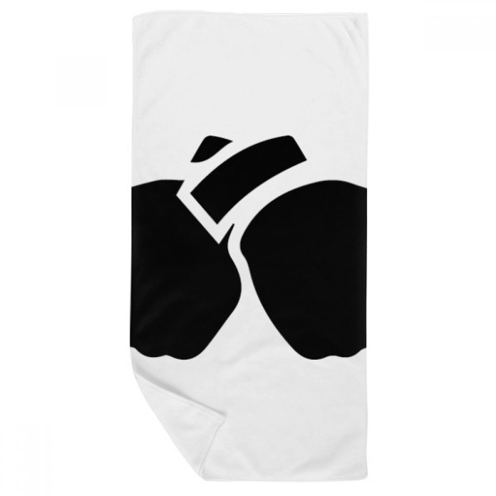 Serviette de bain multicolor gant de toilette essuie mains original 35x70cm