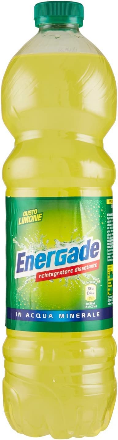 12 bebidas energéticas de limón Bevanda Energy de 1,5 litros