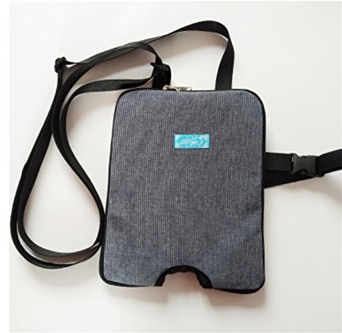 MEYLEE Kit di incontinenza con catetere urinario - Dispositivi di Controllo della vescica e Cintura Fissa per Lo Zaino Obliquo - per pazienti e Anziani (Grigio), B, 2000ml