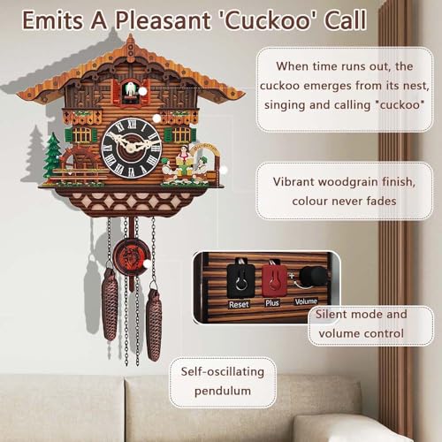 Reloj cuco pared DIY para personalizar habitaciones sin vida 4