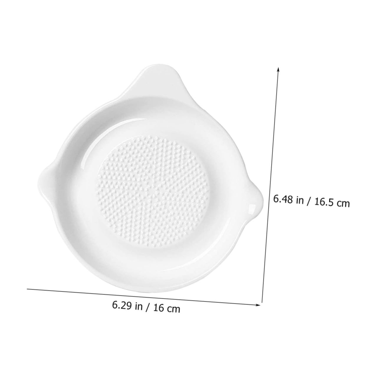 2 pezzi Piatti Grattugia in Ceramica Resistente per Aglio e Radice Aromatica Multifunzione per Cucina Domestica Facile da Pulire e Sicuro