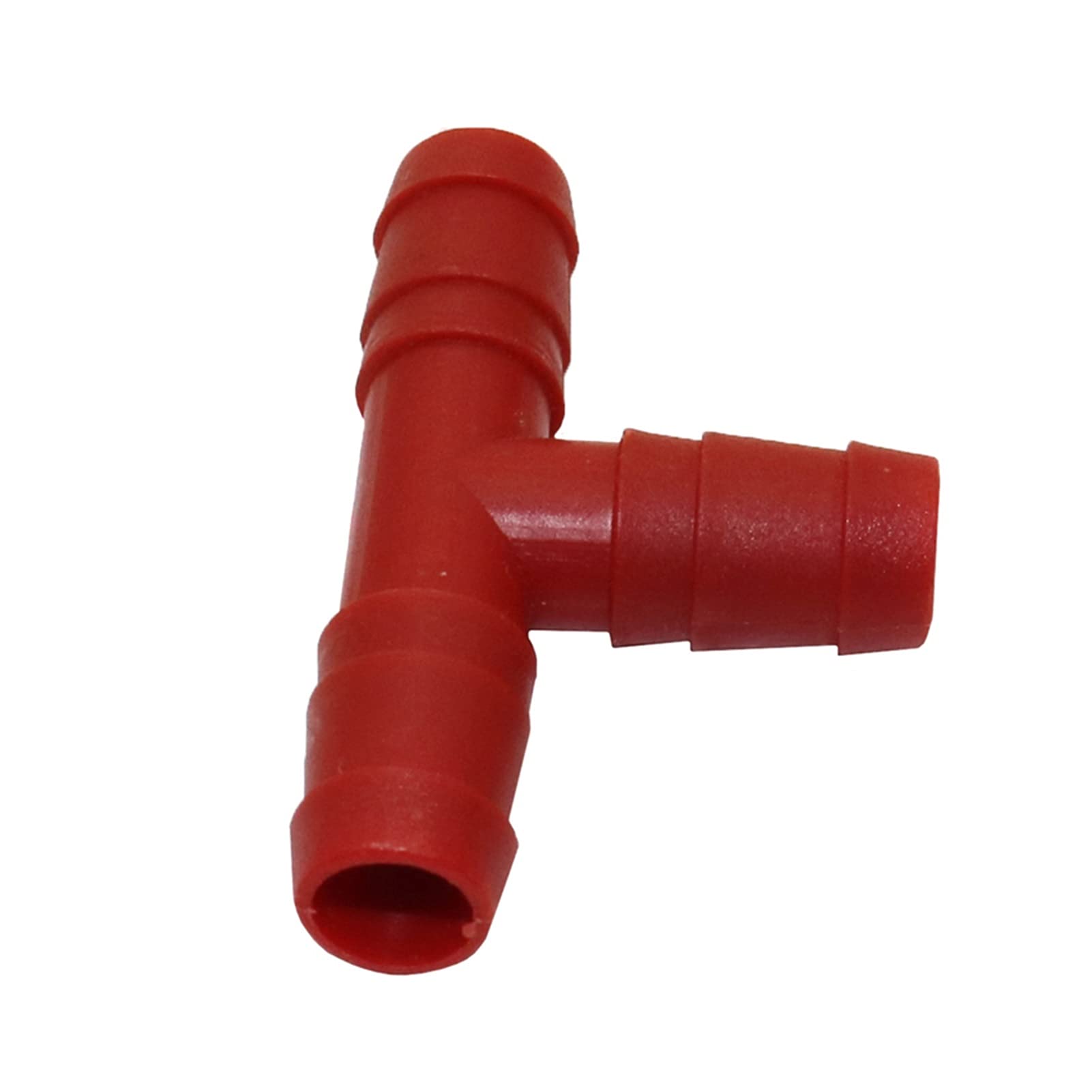 Adaptador de Conector de Utilidad Adaptador de Conector de Manguera 9 Mm Conector Deua de Jardín en T de Plástico Rojo Accesorios de Jardinería Dispensador de Manguera Deua para de Riego 500 Piezas