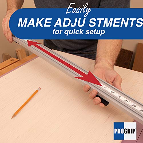 Image of ProGrip Straight Edge Clamp Ideal for Cutting Large Sheets of Plywood and Dado Slots