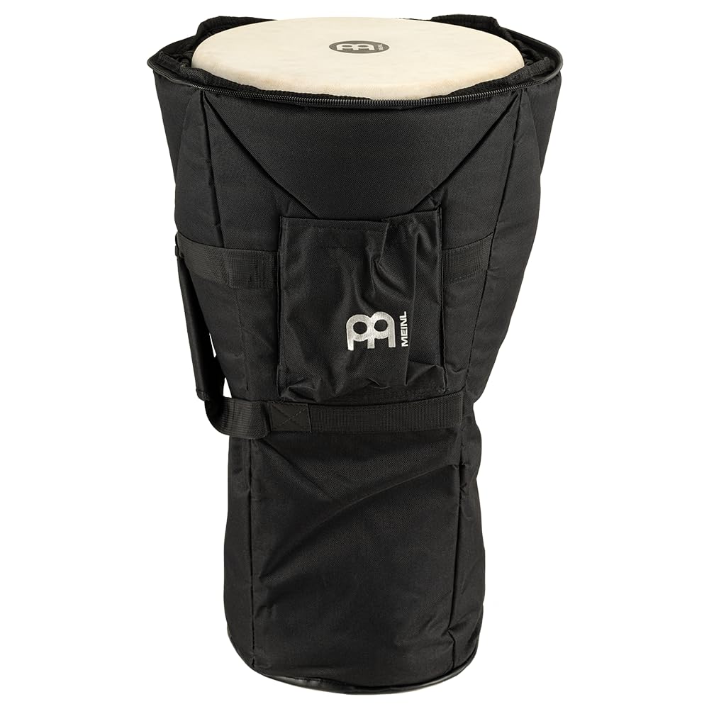 Meinl Percussion Earth Rhythm Djembe – Très Grande Percussion à Main – Housse Incluse – Diamètre 13 pouces – Acajou, Multicolore (ADJ3-XL+BAG)