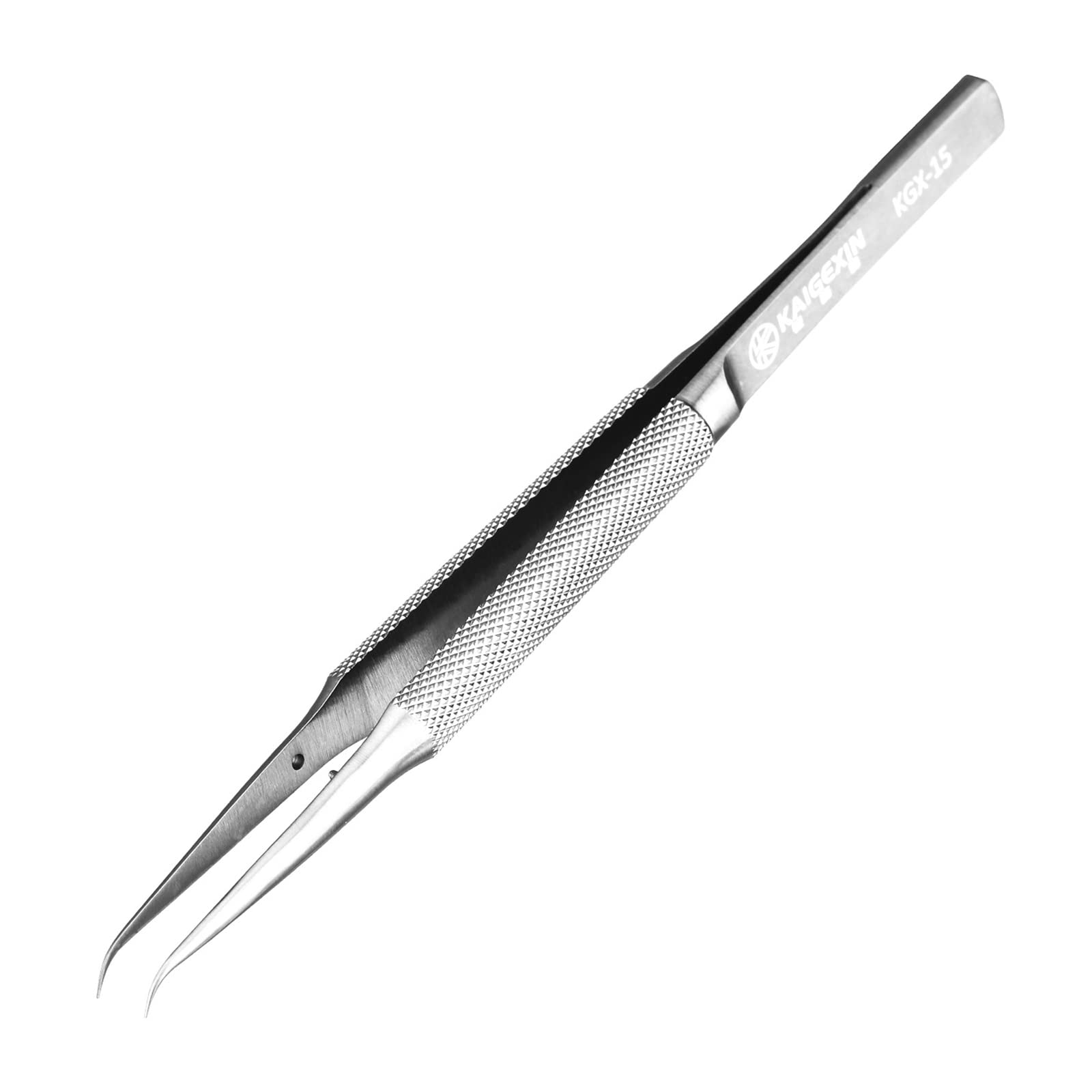 Professional Alloy Tweezer 0.15mm Fine Tip for Craft Repair Anti-Magnetic Microscope Fixture Tweezer