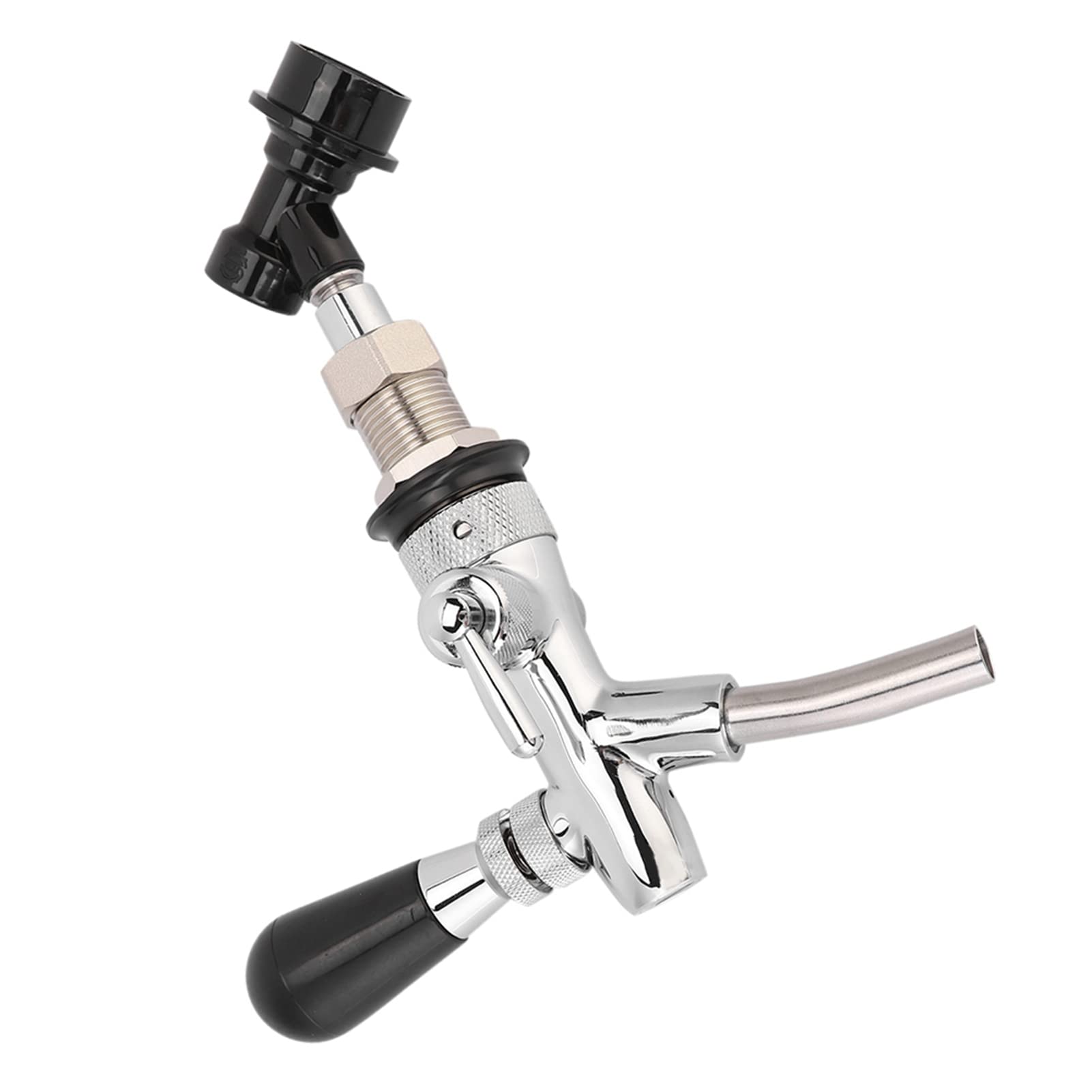 Grifo para Cerveza con Control de Flujo, Acero Inoxidable,